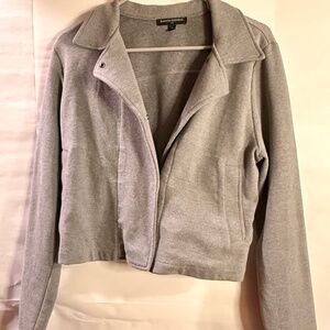 ✨Banana Republic Gray Knit Jacket Blazer Women’s Medium